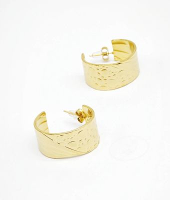 Statement hoop oorbellen