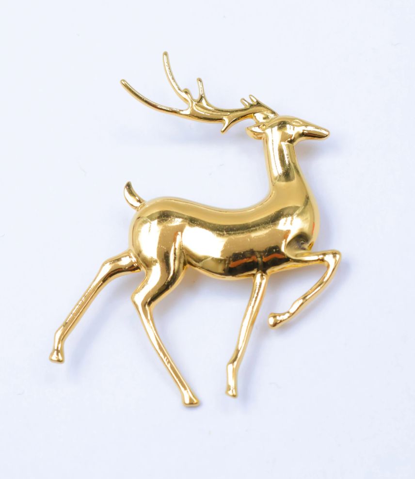 Golden Rudolph pin