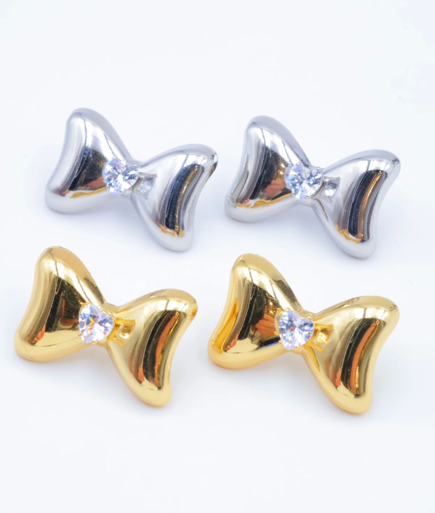 Chic bow oorbellen
