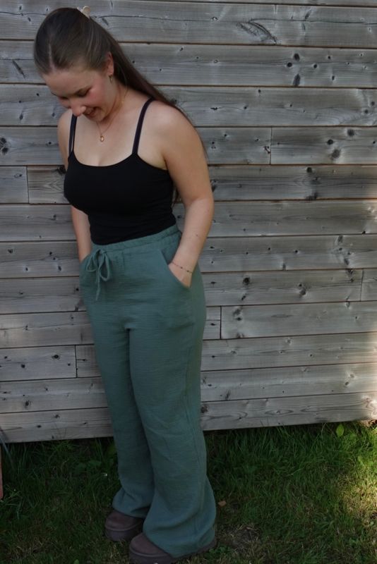 Cotton trousers - Kaki