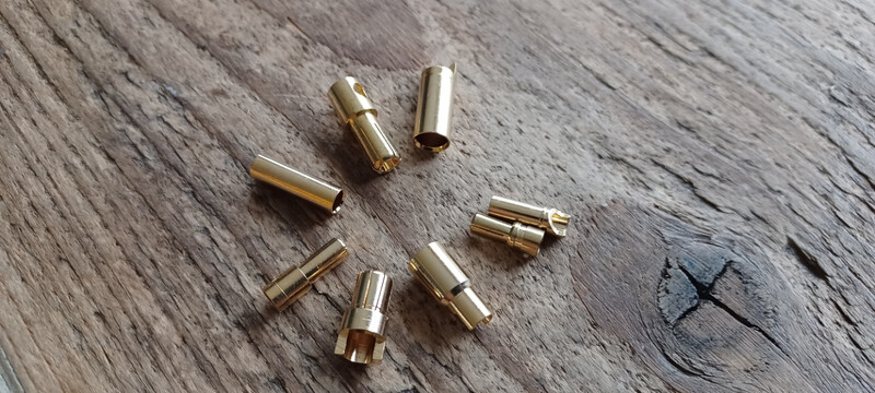 Gold connectors price/pair