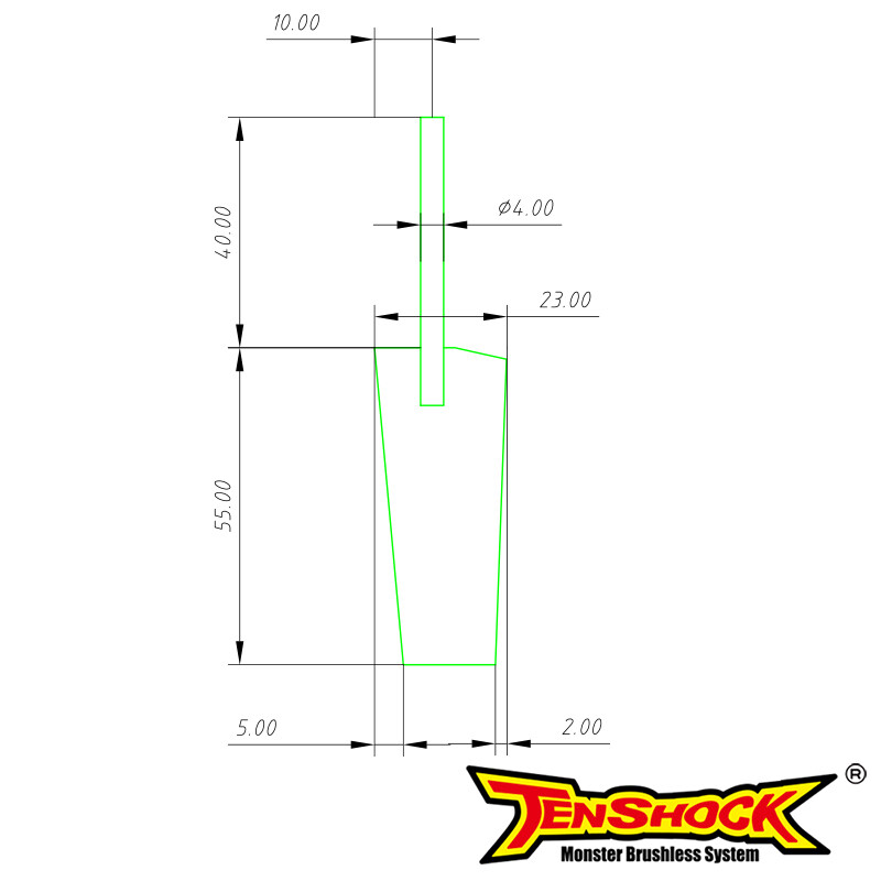 Rudder ECO expert / FSRE  0°