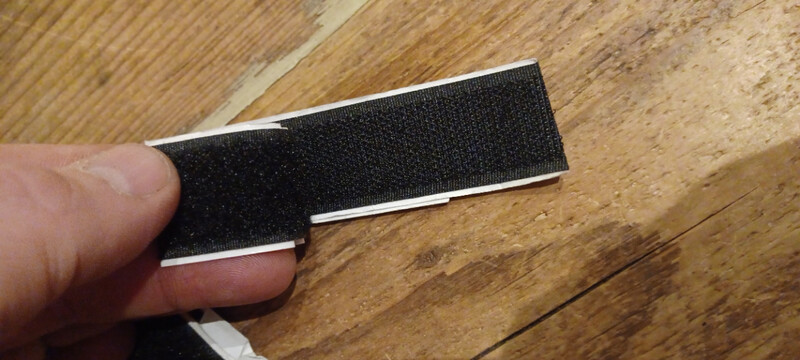 Self adhesive Velcro / Hook&amp;Loop  50 cm long sold as pair