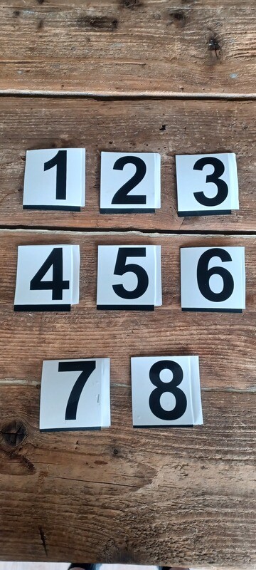 Number board set : 1-8