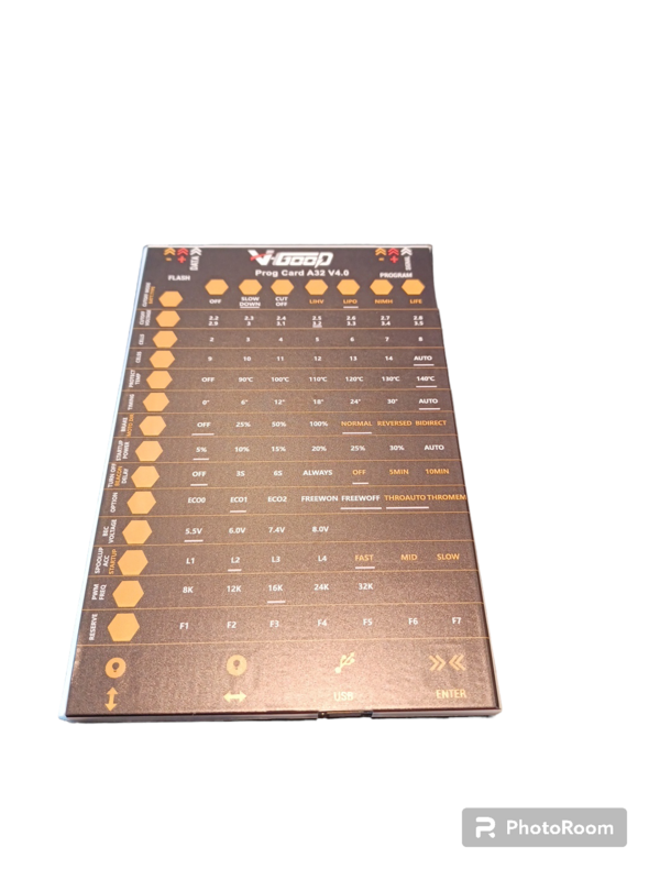 V-Good program card for ESC
