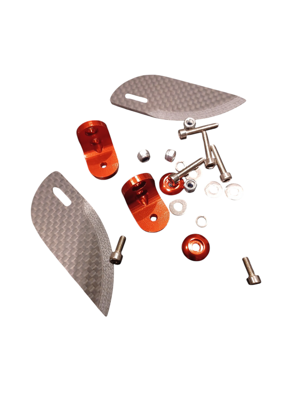 Turnfin set carbon/alu
