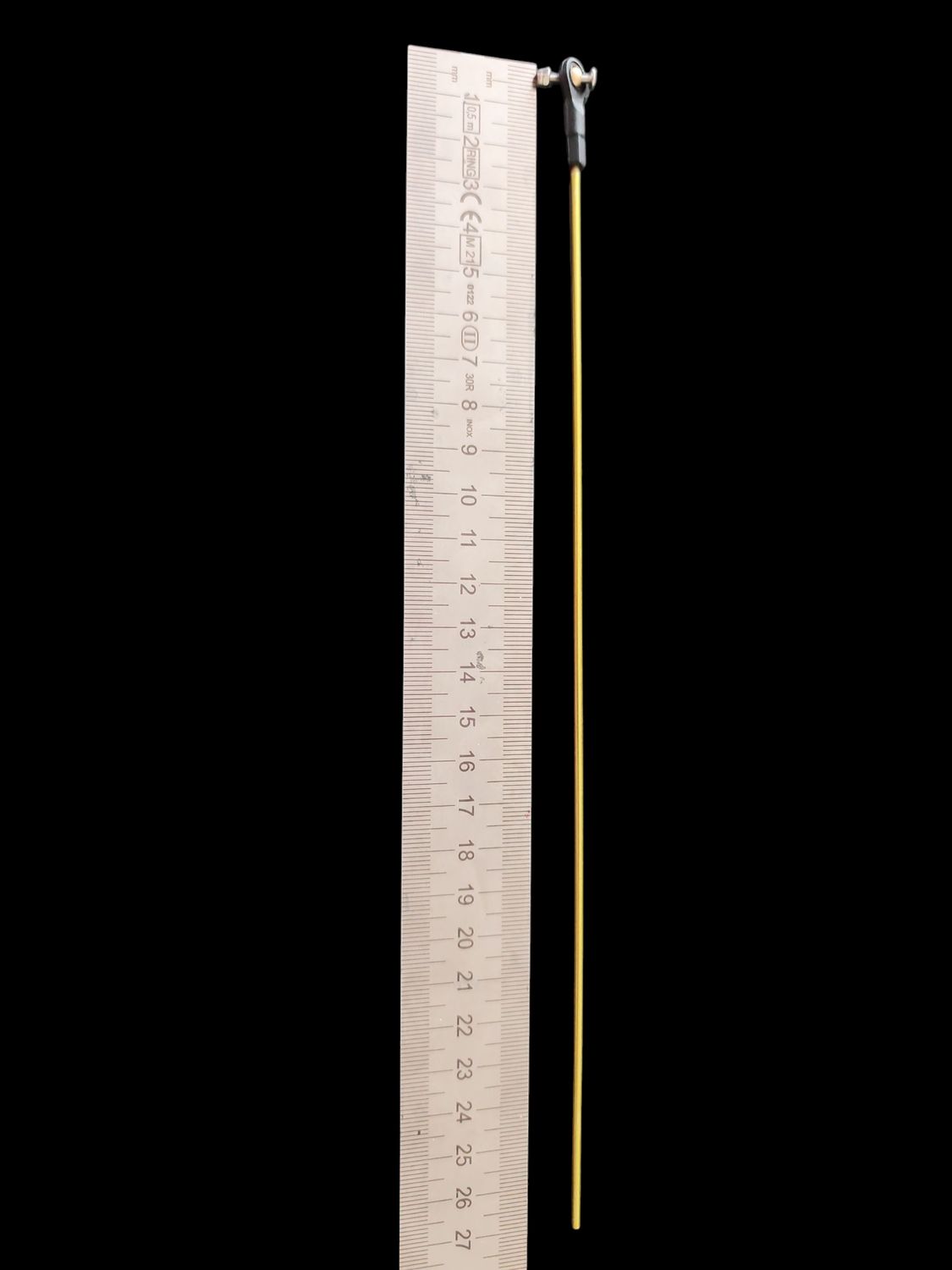 Steering rod yellow incl M2 joint
