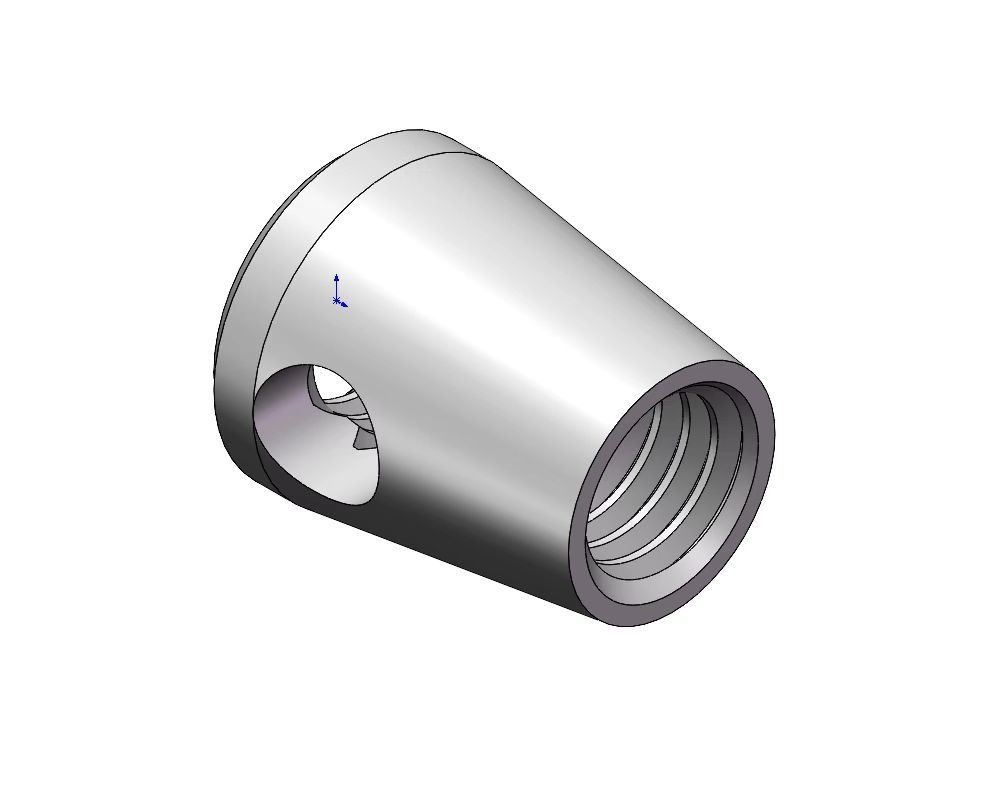 Nut M3 for DD props Eco 3mm