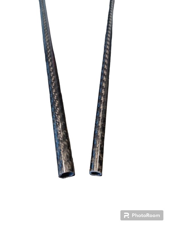 Carbon Tubes precision woven 50cm long, different diameters