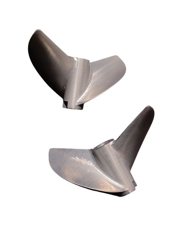 2 blade set of high rake props CW+CCW