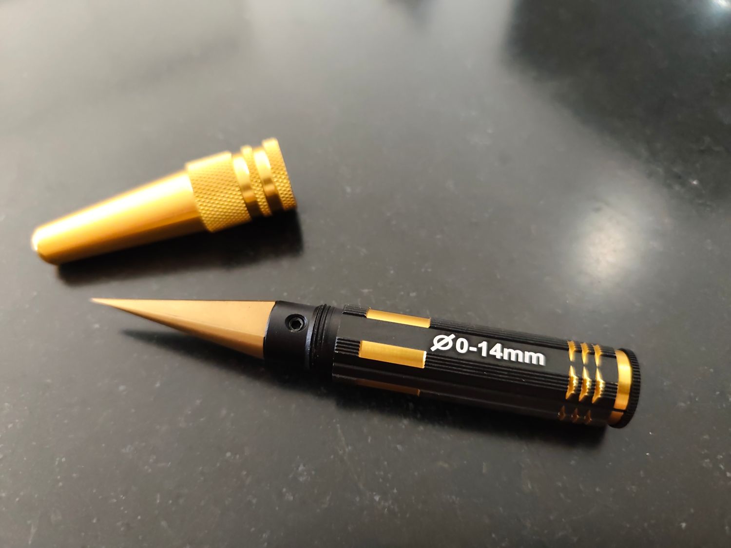 Reamer conical 0 to 14mm