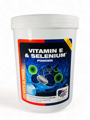Equine America Vitamin E &amp; Selenium Powder 1KG.