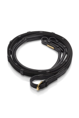 Utzon Teugels met webband Cob Black/silver