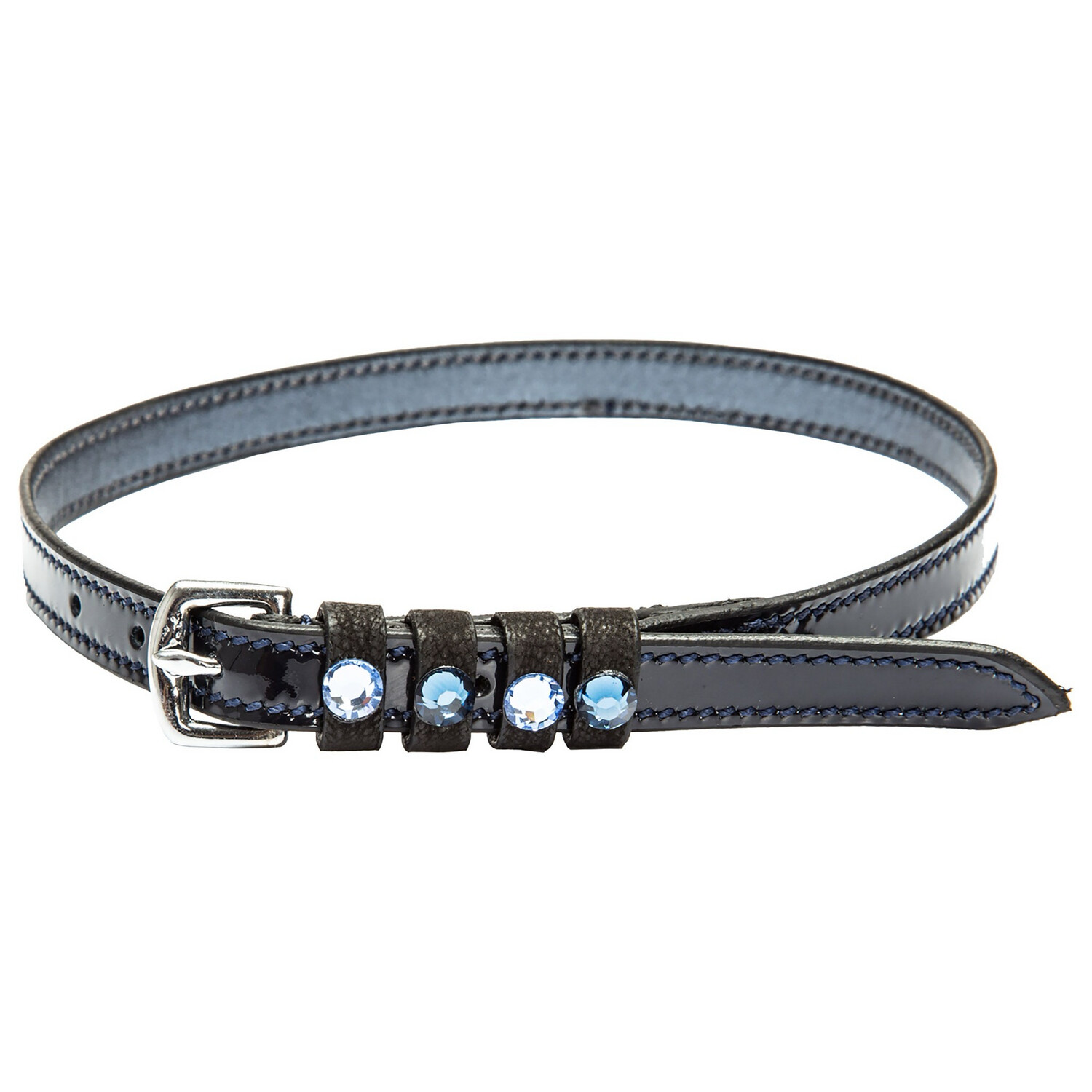 Spoorriempjes Navy Lak Diamond