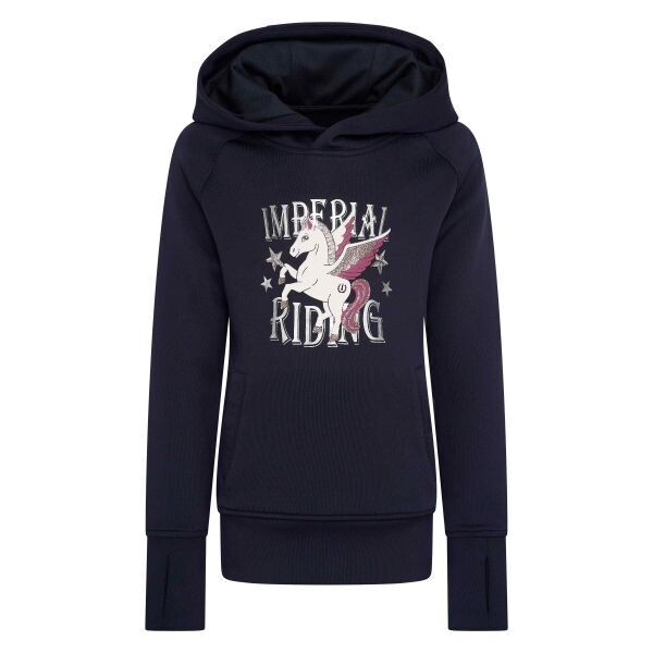 Kids Hoodie Unicorn Navy