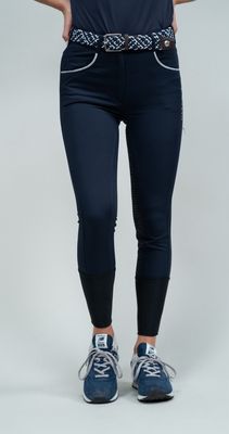 Harcour Rijbroek Dames Full Grip Navy