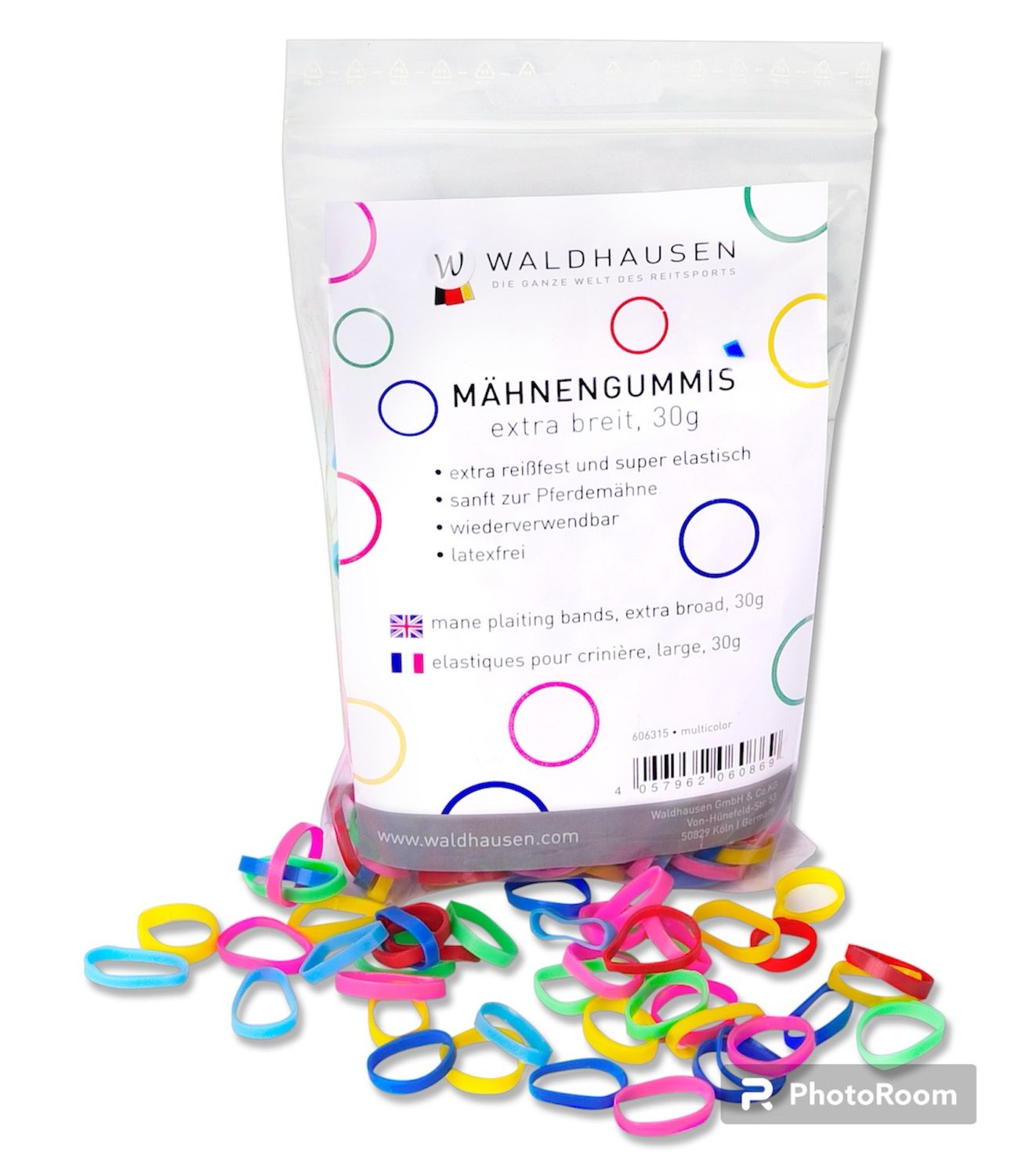 Manenelastiekjes Multicolor