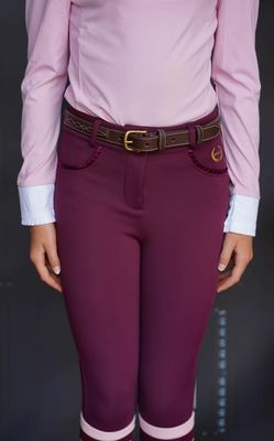 Joline The Pony Brand - Rijbroek Burgundy