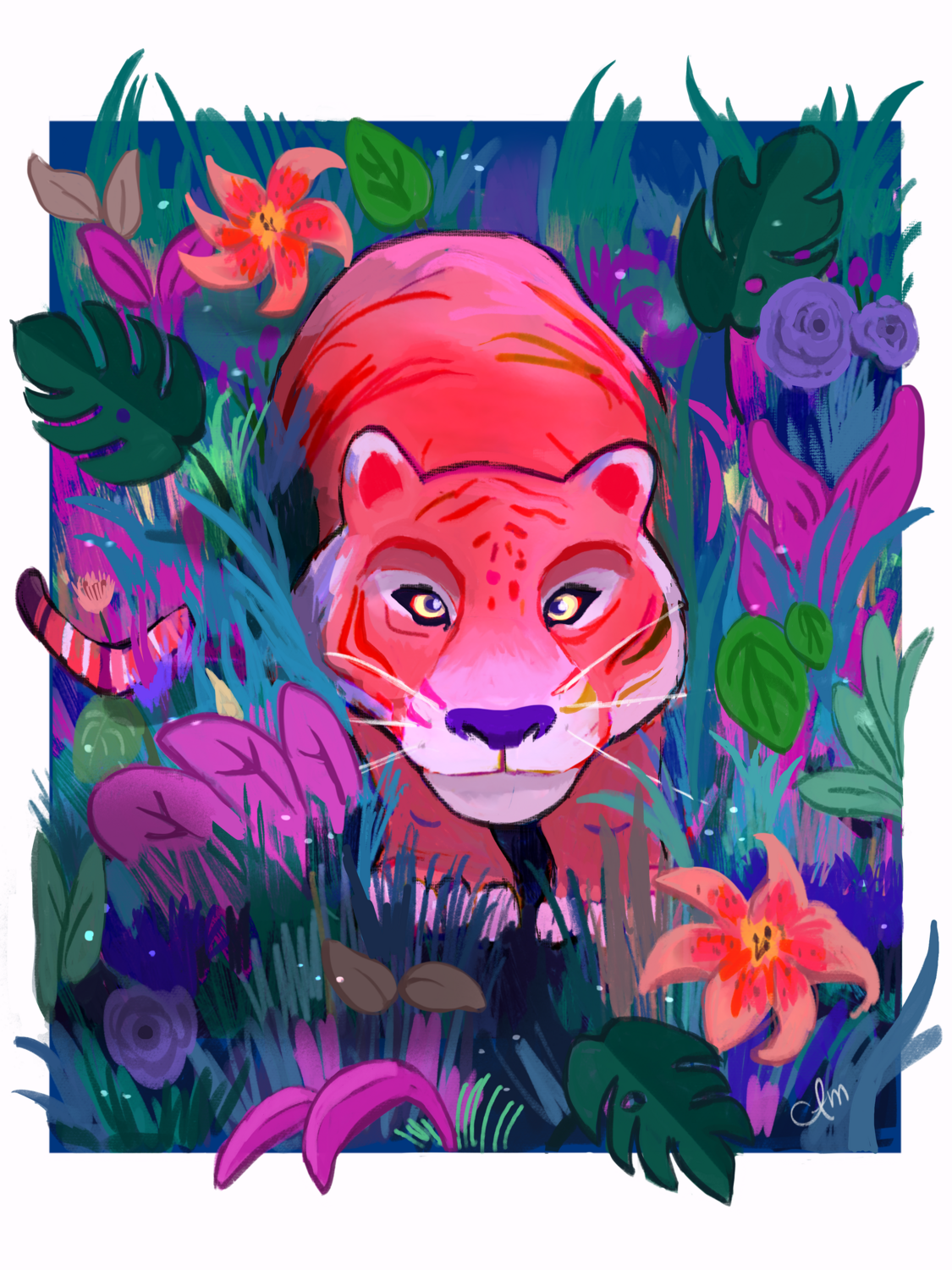 Tiger Lilies Print