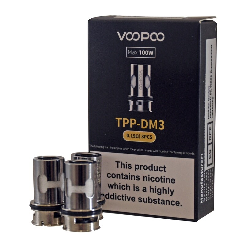 Voopoo TPP Coils 3 Pack 0.15 OHM DM1