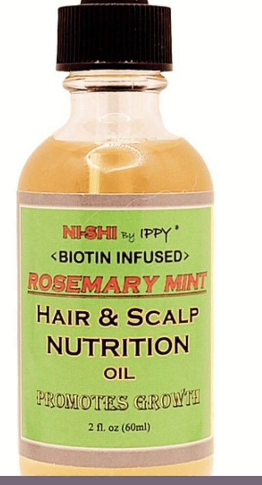 Ni-shi by ippy Rosemary mint hair and scalp nutrition oil