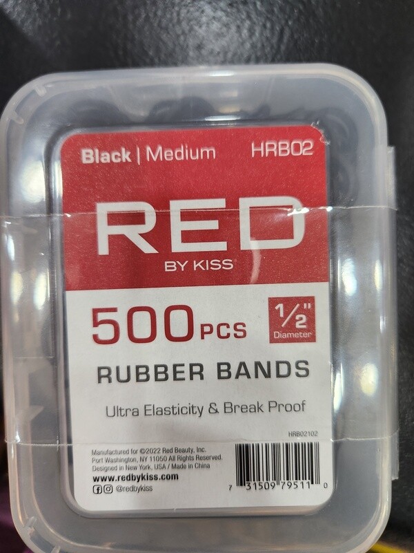 Red 500 rubber bands 