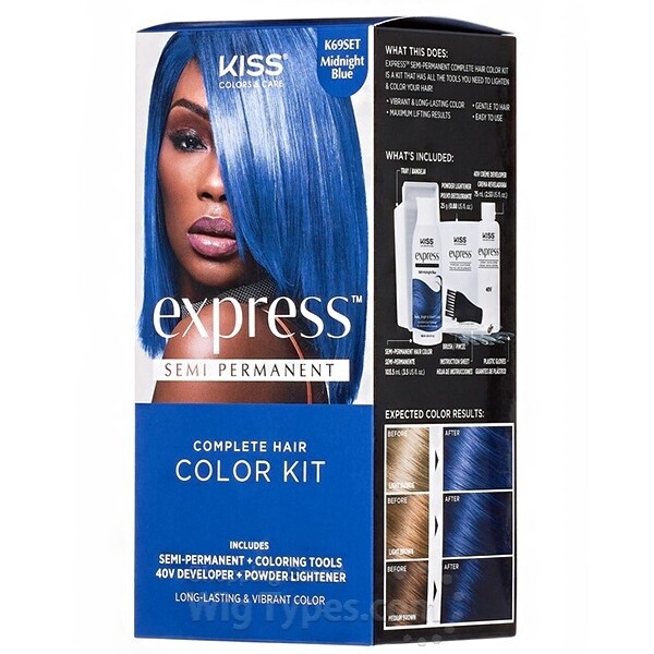 Kiss semi permanent midnight blue