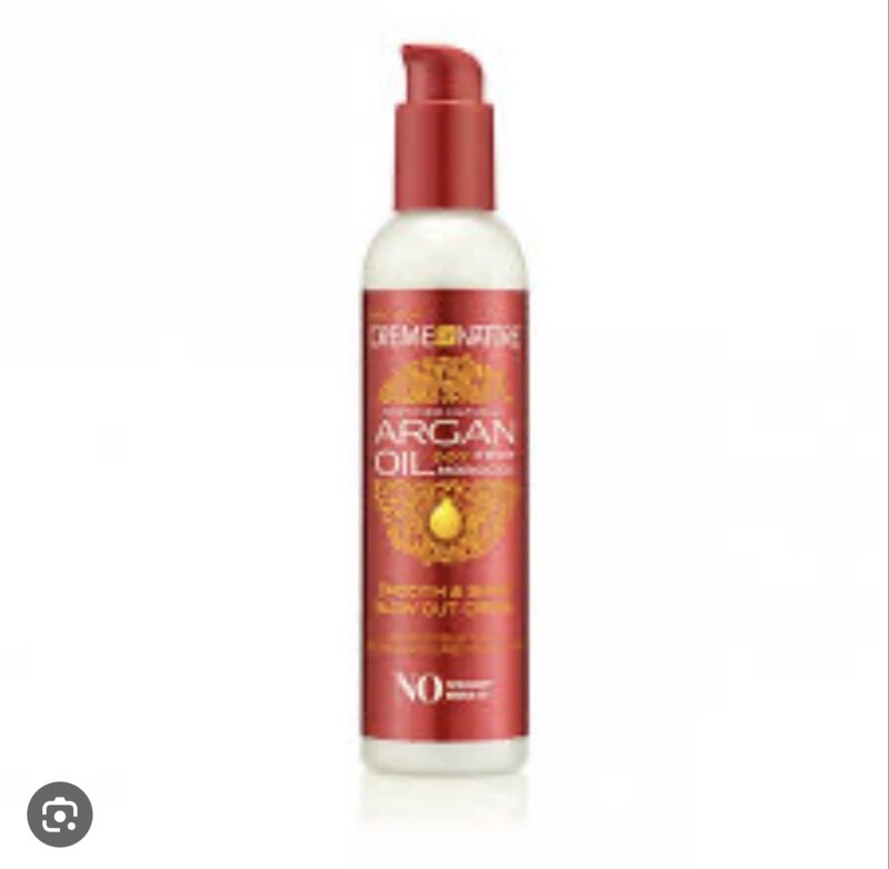 Cream of Nature argan oil smooth &amp; shine blow out cream 