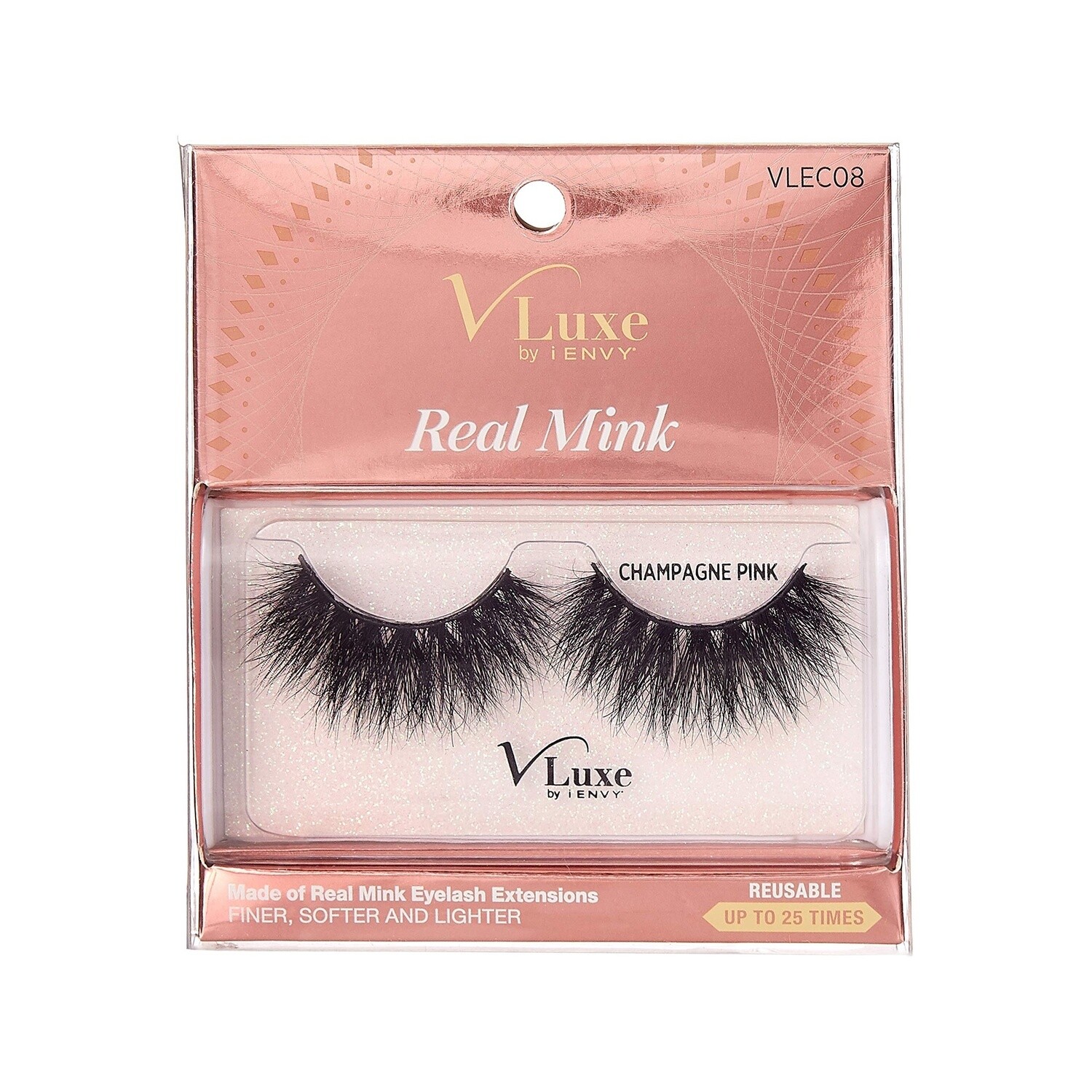 V Luxe Real Mink / Champagne Pink