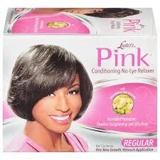 Luster’s pink conditioning No-lye relaxer 