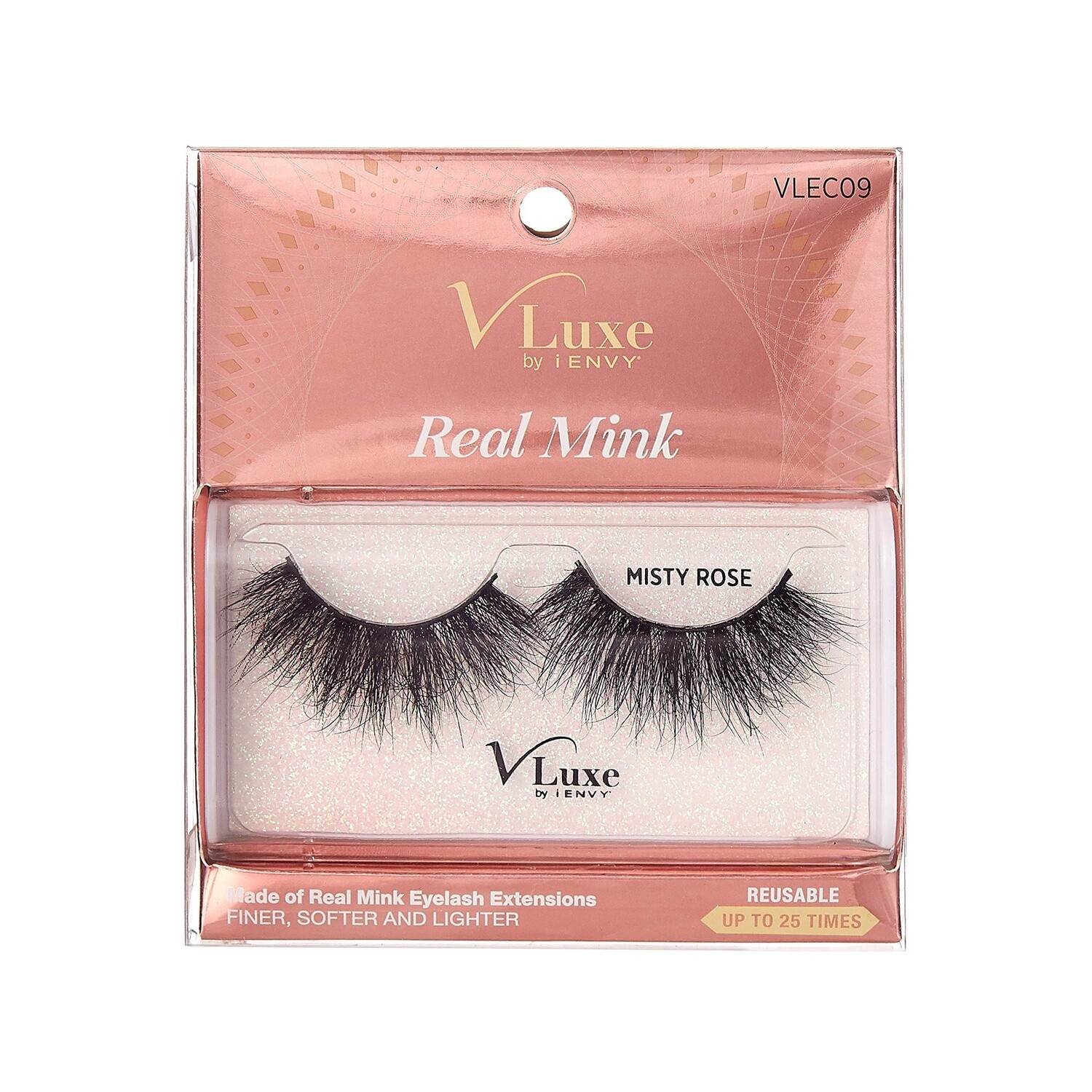 V Luxe Real Mink / Misty Rose