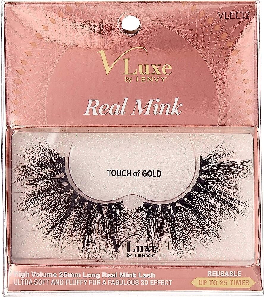 V Luxe Real Mink / Touch of Gold