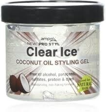 Ampro pro styl coconut oil styling gel clear ice