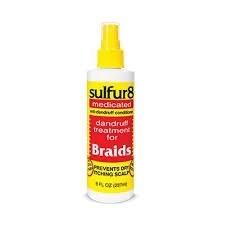 Sulfur 8 dandruff treatment for braids