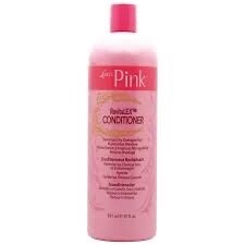 Pink conditioner shampoo