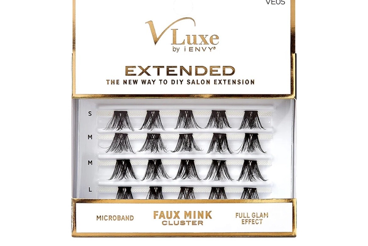 V Luxe Extended Faux Mink / full glam effet 