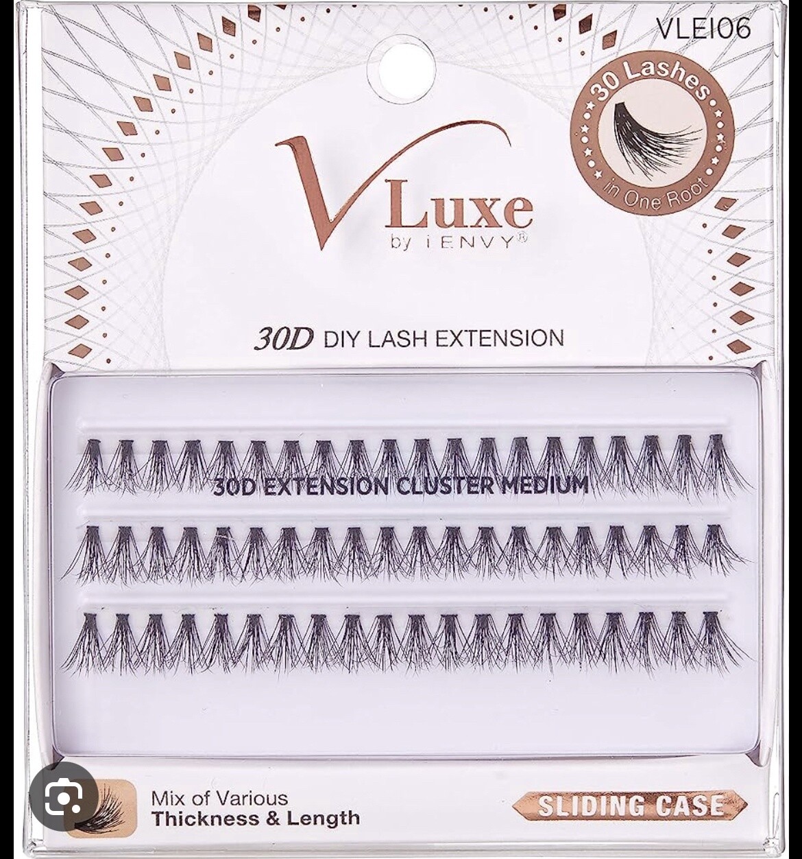 V Luxe 30D Extension Cluster Medium 