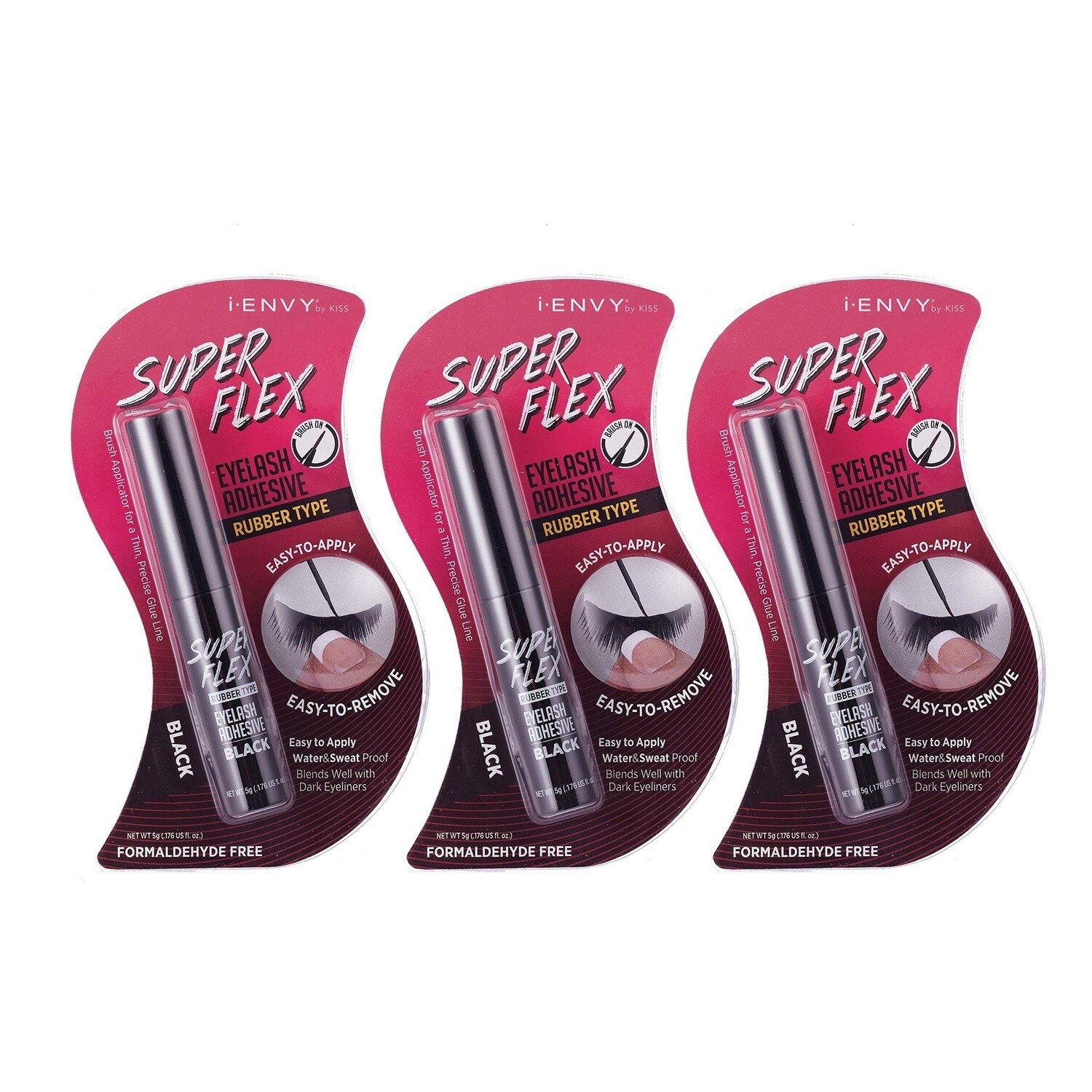 Super flex Rubber type eyelash Adhesive /Black