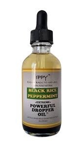 Ippy black rice peppermint powerful dropper oil