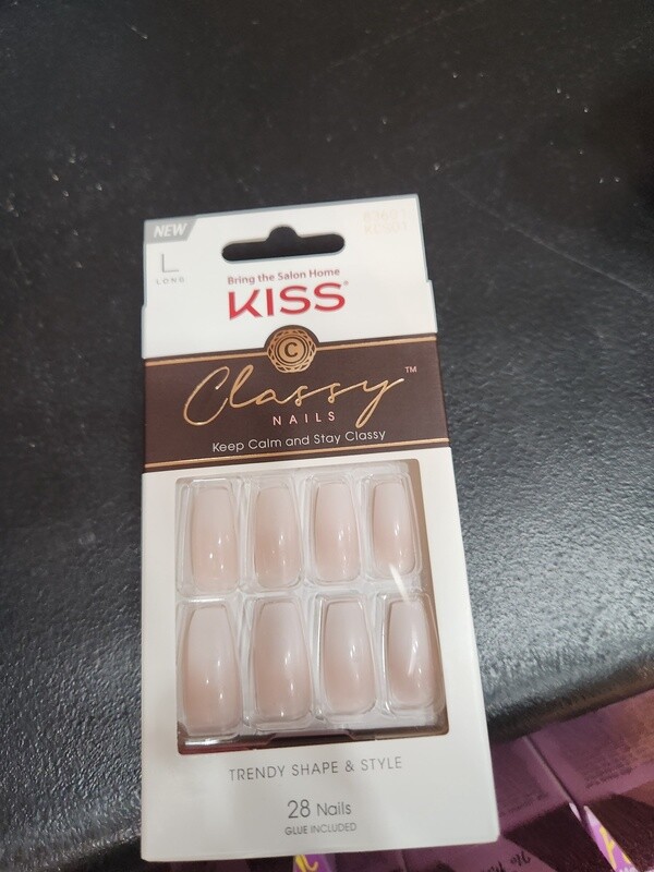 Kiss classy nails ( keep calm and stay classy)