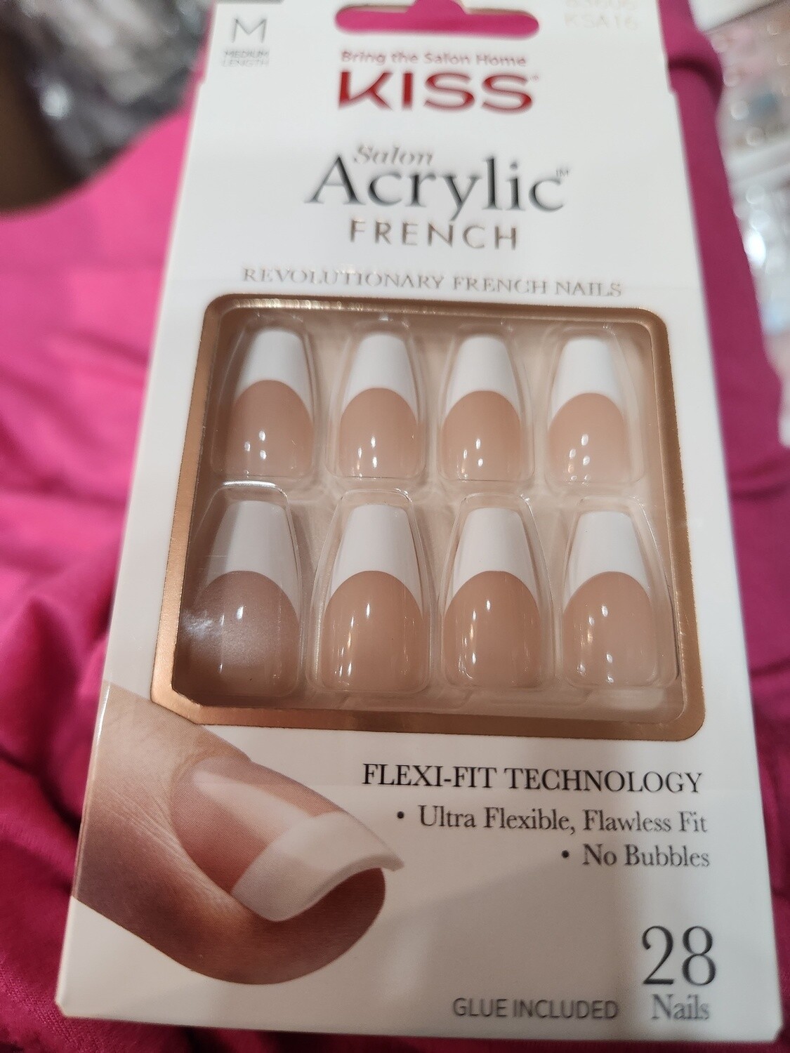 Salon acrylic french ksa16