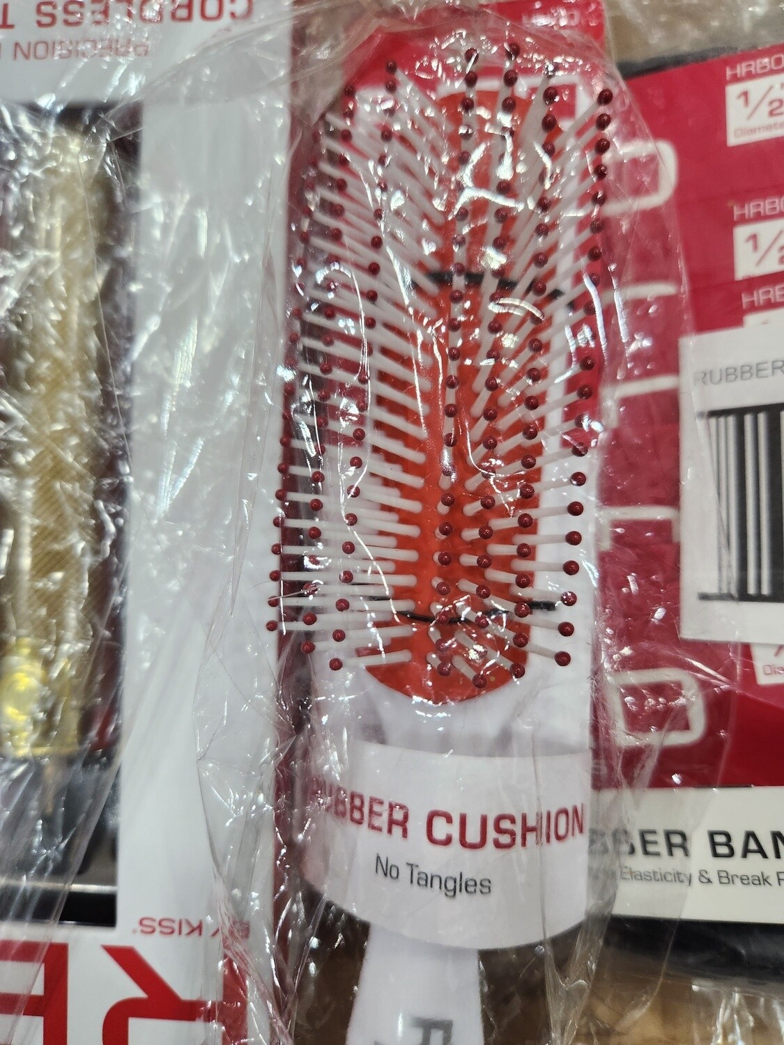 Rubber cushion by red