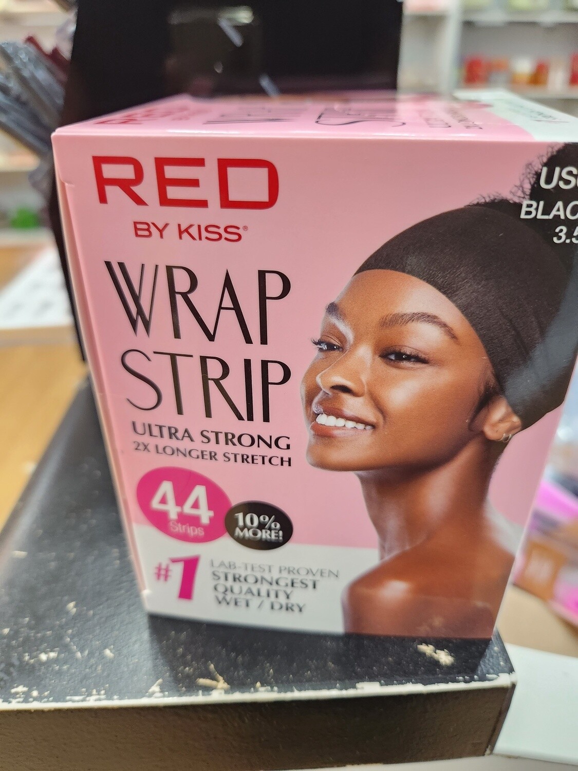 Wrap strip by red