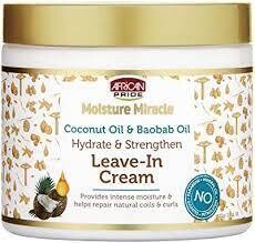 African pride leave in cream 
