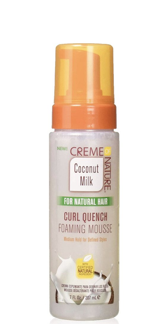 Creme of nature coconut milk foaming mousse