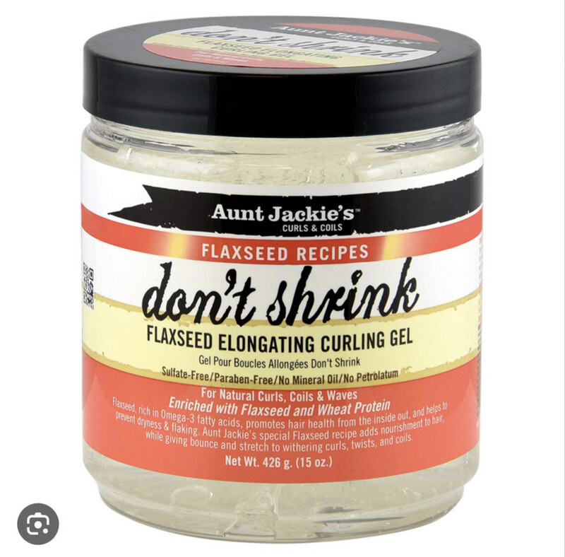 Flaxseed elongating curling gel