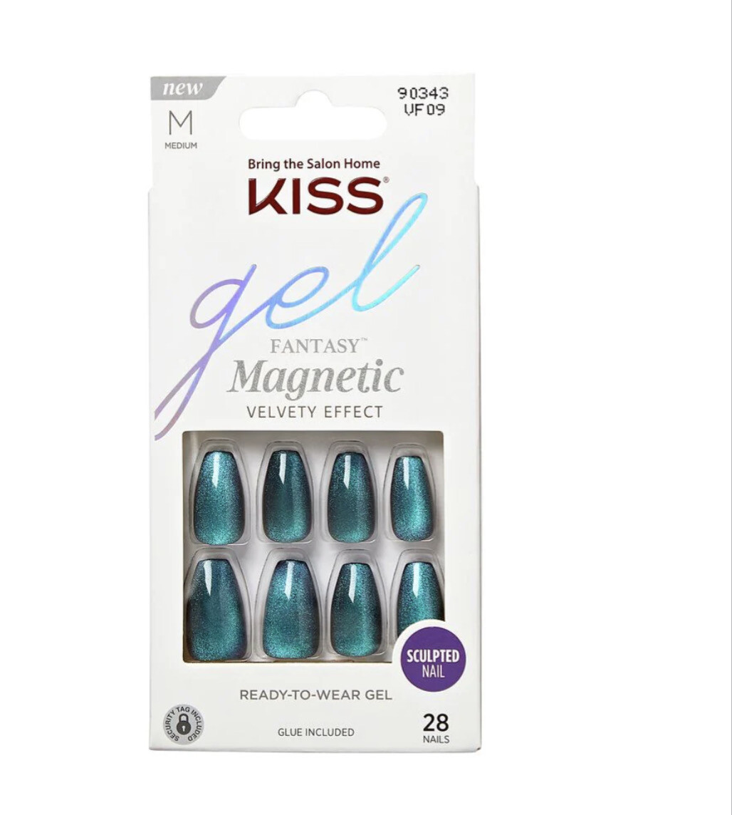 Gel fantasy magnetic velvety effect green 