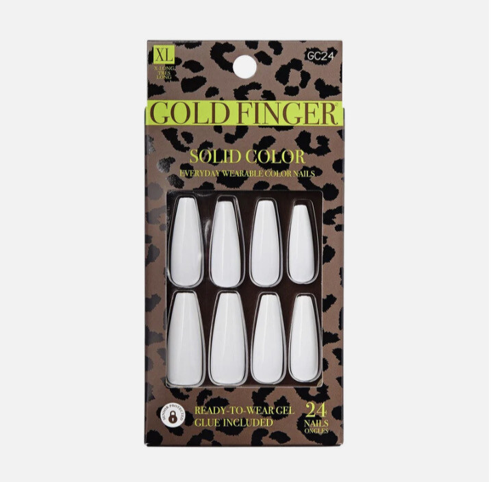 Gold finger solid color 