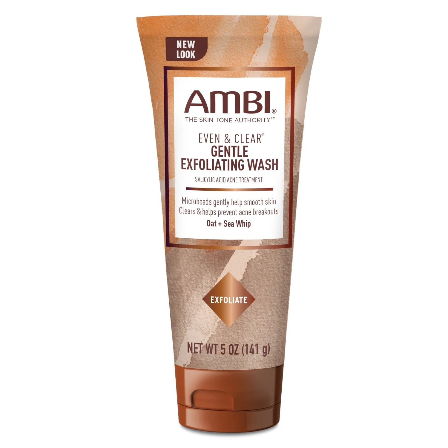 Ambi even &amp; clear gentle exfoliating wash 