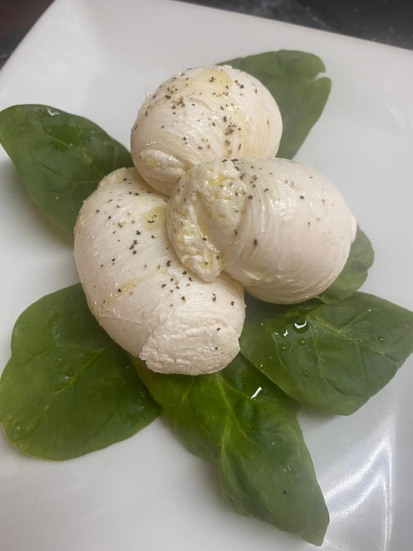FRESH MOZZARELLA (THREE BOCCONCINI) SIDE FRESH MOZZARELLA (THREE BOCCONCINI) SIDE